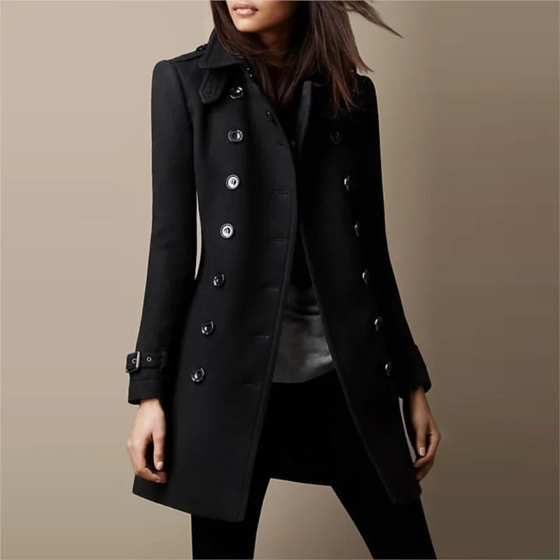 De Elegant™| Wollen Jas