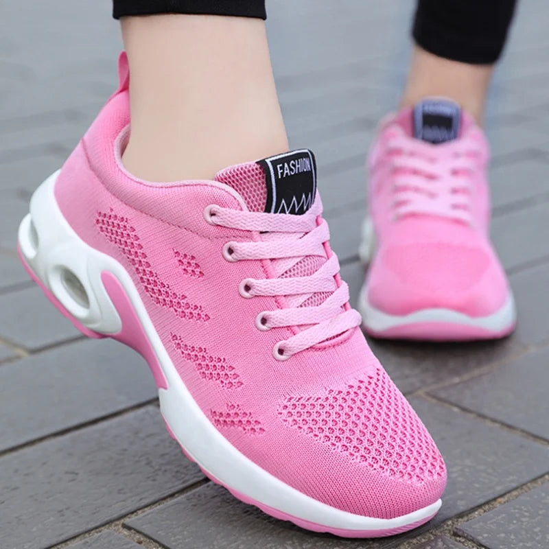 Lichte Mesh Sneakers Dames